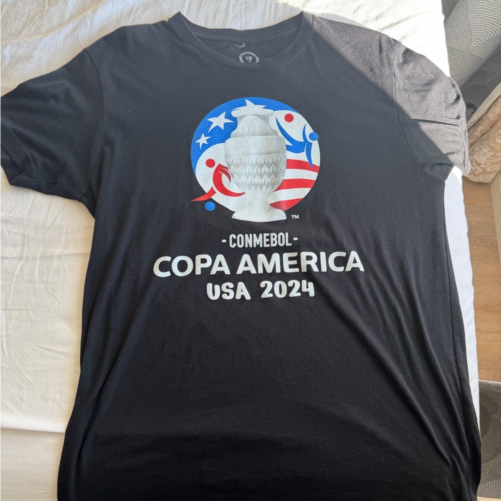 CONMEBOL Copa America USA 2024 Black Tee